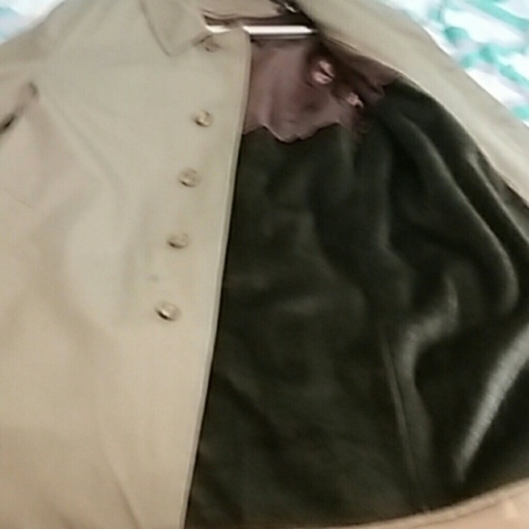 London Towne Trench Coat with Liner (46R) - Picture 4 of 6